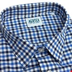 Aertex Somerset S/S Shirt - blue check